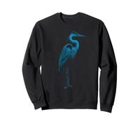 Observador de Aves Blue Heron Bird Watching Sudadera