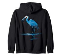 Observador de Aves Blue Heron Bird Watching Sudadera con Capucha