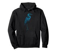 Observador de Aves Blue Heron Bird Watching Sudadera con Capucha