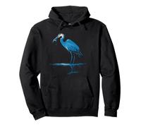 Observador de Aves Blue Heron Bird Watching Sudadera con Capucha