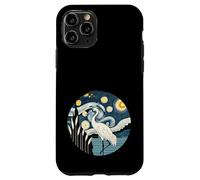 Observador de aves grulla - Van Gogh Starry Night Style Carcasa para iPhone 11 Pro