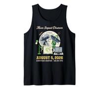 Observador de Impacto Lunar 5 de Agosto de 2026 Astronomía del cráter Einstein Camiseta sin Mangas