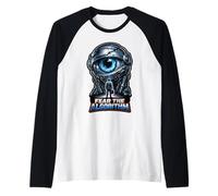 Observador de Redes neuronales Camiseta Manga Raglan