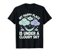 Observar Nubes Relajante Cielo Mirando Soñador Naturaleza Vibes Camiseta