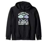 Observar Nubes Relajante Cielo Mirando Soñador Naturaleza Vibes Sudadera con Capucha