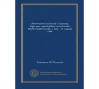 Observations on board a Japanese, high-seas, squid gillnet vessel in the North Pacific Ocean, 1 July - 14 August 1986