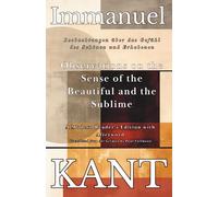 Observations on the Sense of the Beautiful and the Sublime