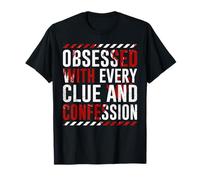 Obsesionado con Cada Pista y confesión Crimen Verdadero Camiseta