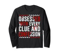 Obsesionado con Cada Pista y confesión Crimen Verdadero Manga Larga