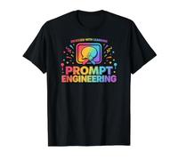 Obsesionado con el Aprendizaje de ingeniería rápida Camiseta gráfica económica, Hombre, Negro, XL