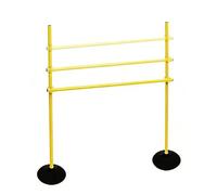 Obsesiones ajustables del entrenamiento del PVC con la base de goma antideslizante, altura de hasta 2.5m para los ejercicios de agilidad, fútbol, pista y campo, práctica de mascotas, equipo seguro par