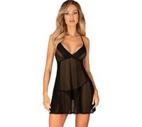 Obsessive Latinesa - Conjunto de lencería negra XS/S