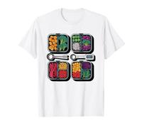 Obsesivo del Meal Prep Tuppers De Colores Food Preparador Camiseta