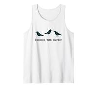 Obsessed with Murder Group of Crows Ravens Camiseta sin Mangas