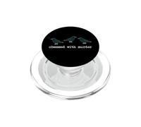 Obsessed with Murder Group of Crows Ravens PopSockets PopGrip para MagSafe