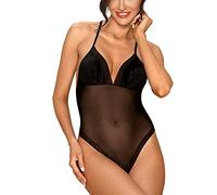 Obsessive Alifini Teddy para mujer Negro S/M