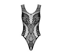 Obsessive Body Sexy para Mujer B138 Teddy, Negro,M