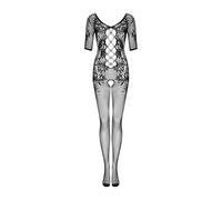 Obsessive Body Sexy para Mujer Bodystocking F238, Negro,M