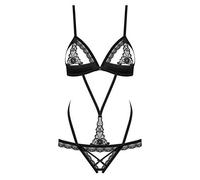 Obsessive Body Teddy - 1 unidad, Negro, Large/X-Large
