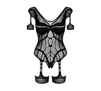 Obsessive Bodystocking G334 para mujer Negro S-L