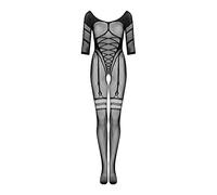 Obsessive Bodystocking Seductor para Mujer G329 Bodystocking, Negro,M