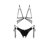 Obsessive Cordellis 2-pcs Cupless Conjuntos para mujer Black S-L