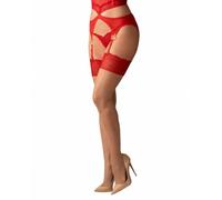 Obsessive Cupide Desir Medias para mujer Piel/Rojo S/M