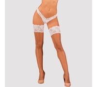 Obsessive Heavenlly Medias para mujer Blanco XS/S