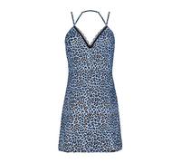 Obsessive Nadines Camisa y tanga para mujer Blue L/XL