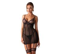 Obsessive Nuites Camisa para mujer Black S/M