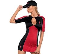 Obsessive Rally disfraz talla S/M, color rojo