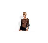 Obsessive Punker - sexy minivestido transparente y tanga (negro)