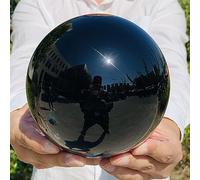 Obsidian Ball Quartz Crystal Ball Reiqi Home Office Degaussing Decorative Gem Ornaments (Size : 200-250g)