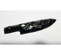 Obsidian - Cuchillo de piedra (imitación de piedra, 11-13 cm)
