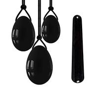 Obsidiana natural Yoni Egg Jade Ball Mujer Kegel Ejercicio Masajeador Yoni Wand Cristal perforado Muscle Apriete Ejercicio Ball-type 4