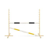 Obstáculo de Salto para Hobby Horse 160 cm con Dos Vigas de 50 mm - Negro