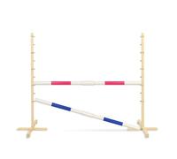 Obstáculo de Salto para Hobby Horse 160 cm con Dos Vigas de 50 mm - Rosa