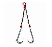 Obstáculos Coche Gancho De Remolque - Cadena De Transporte 4T/5T Cadena De Gancho De Camión, Gancho Doble De Cadena Colgante Tipo J, Cadena Colgante De Cuerda De Freno Cuerdas para remolque(C2)