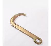 Obstáculos Coche Gancho Tipo J - Gancho De Elevación Tipo J, Gancho De Gran Apertura, Gancho De Grúa, Accesorios Exteriores, Gancho De Elevación Con Eslinga De Cadena Cuerdas para remolque(A,4t)