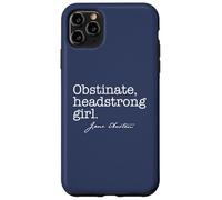 OBSTINADA, Headstrong Girl Jane Austen Quote Meme EN LA Espalda Carcasa para iPhone 11 Pro MAX