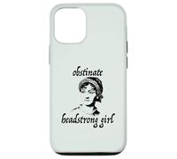 OBSTINADO, Headstrong Girl Jane Austen Citas Lector Meme Carcasa para iPhone 12/12 Pro