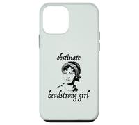 OBSTINADO, Headstrong Girl Jane Austen Citas Lector Meme Carcasa para iPhone 12 Mini