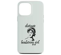 OBSTINADO, Headstrong Girl Jane Austen Citas Lector Meme Carcasa para iPhone 13 Pro MAX