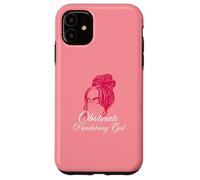 Obstinate Headstrong Girl Messy Bun Jane Austen Lectores Carcasa para iPhone 11