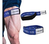 Obstrucción formación bandas por BFR bandas, rígido Edition, el flujo de sangre restricción bandas dar Lean y rápido crecimiento muscular sin levantar pesos pesados - fuerte correa ajustable +