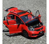 OBTABYBQX Fundición a presión 1:18 For Honda Life Maquetas Coches Aleación A Escala Puertas Que Se Abren Maquetas Vehículos For Exposición Adornos Decorativos Colección Recuerdo(Red)
