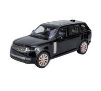 OBTABYBQX Fundición a presión 1：18 For Land Range Rover Escala Aleación Coche Modelos Exquisita Puerta Abrible Vehículo Modelo Colección Adornos Recuerdo(Black)