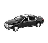 OBTABYBQX Fundición a presión 1:32 For Maybach S650 Modelo Coche Aleación A Escala Modelo Vehículo Metal Lujo Modelo Exhibición For Coleccionistas Souvenirs Recuerdo(Black)