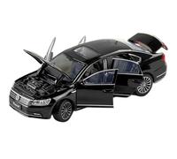 OBTABYBQX Fundición a presión 1:32 para VW Passat 380 TSI Aleación Modelos Automóviles Escala Exquisito Metal Modelo Vehículo Exhibición Colección Souvenirs Recuerdo(Black)