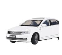 OBTABYBQX Fundición a presión 1:32 para VW Passat 380 TSI Aleación Modelos Automóviles Escala Exquisito Metal Modelo Vehículo Exhibición Colección Souvenirs Recuerdo(White)